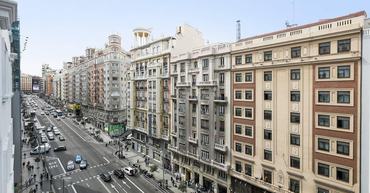 Hotel Madrid Plaza De Espana, Affiliated By Melia Bagian luar foto